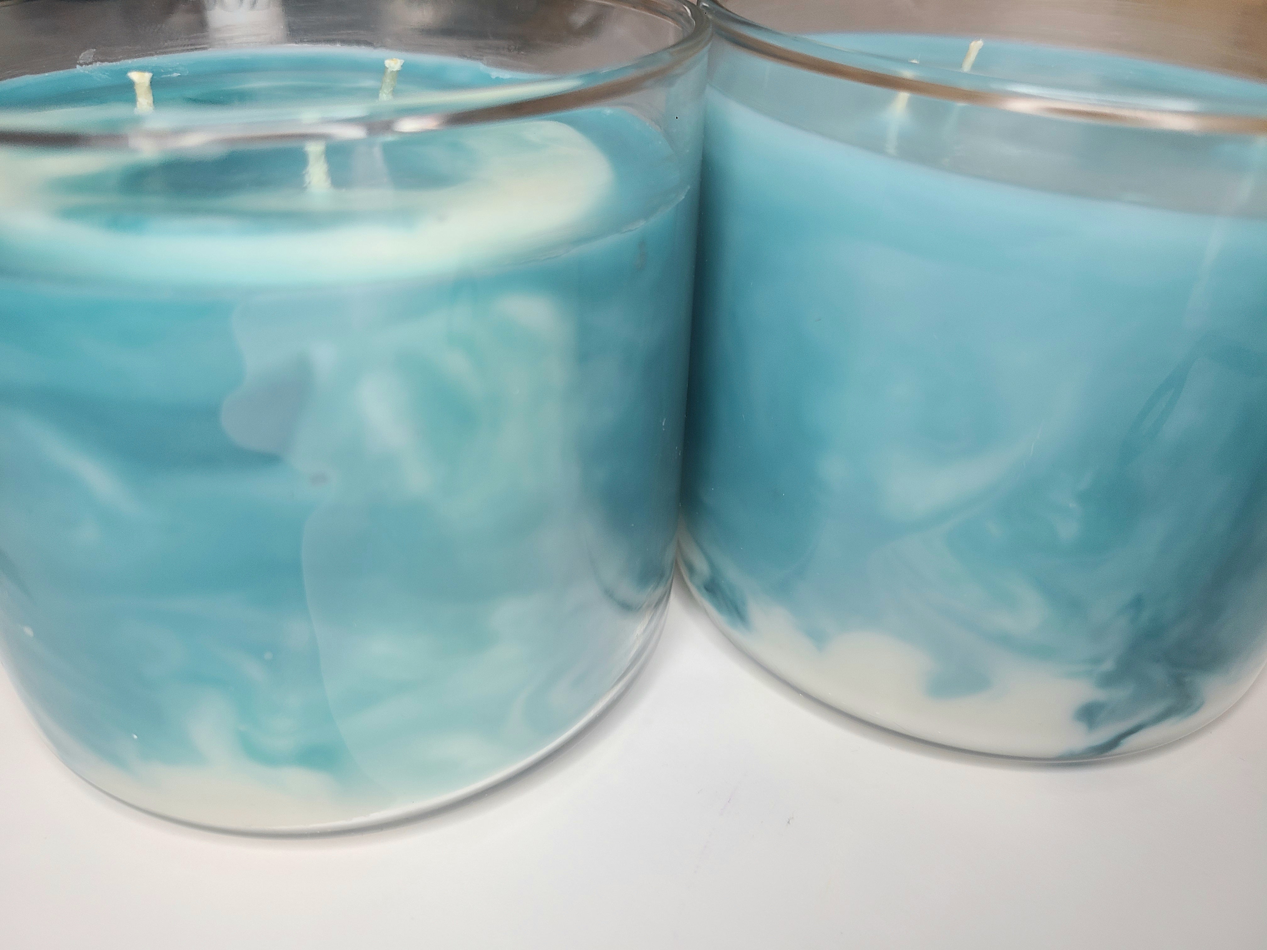 Bulk DIY Blue Candle Container Jars for Making Candles Art and